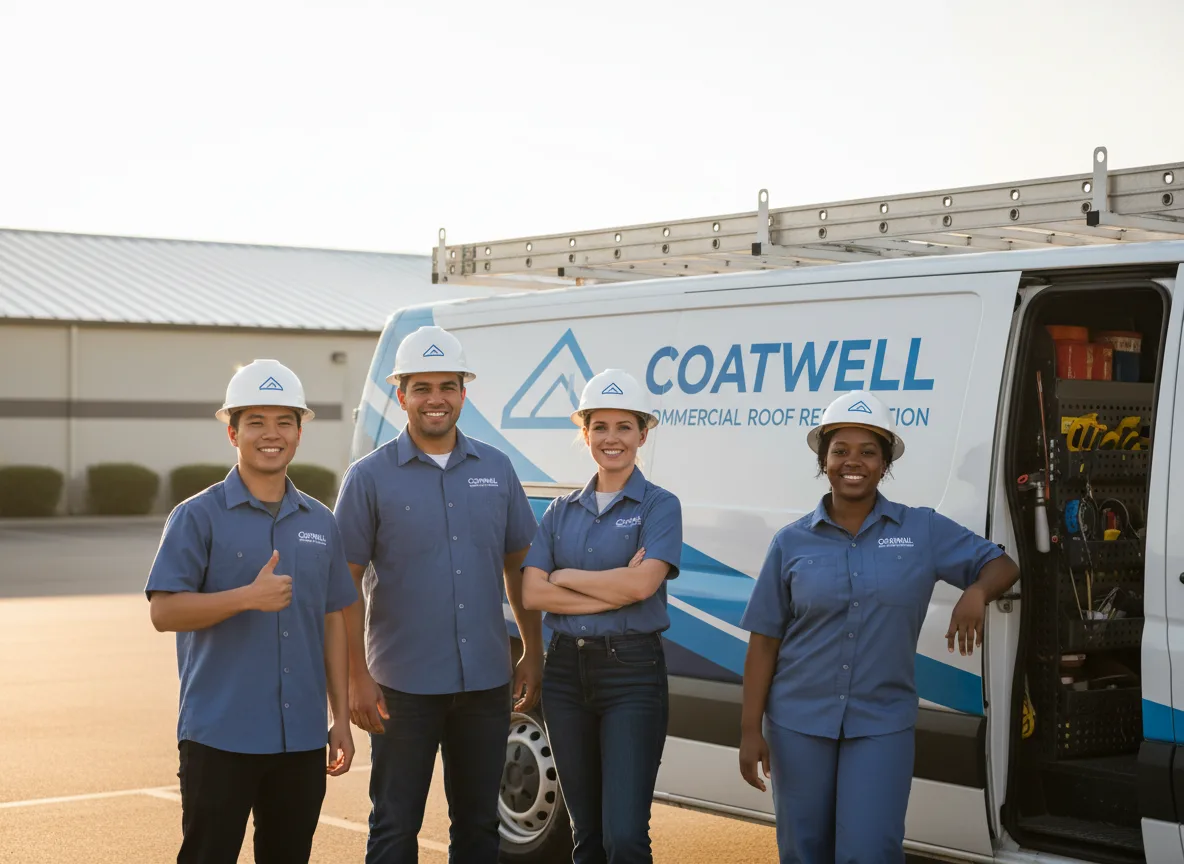 Commercial roof coating company in Jacob, IL